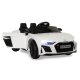 Ride-on Audi R8 Spyder V10 performance quattro blanc