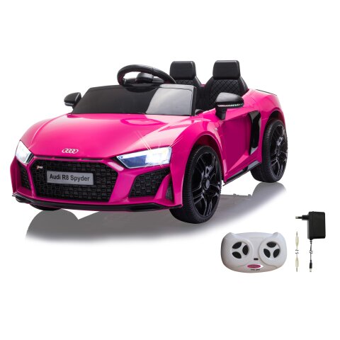 Ride on Audi R8 Spyder V10 performance quattro pink