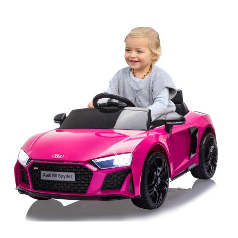 Ride on Audi R8 Spyder V10 performance quattro pink