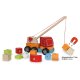 Wooden Toys Kidiwood plug-in Crane Truck 14pcs