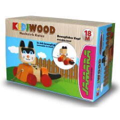 Juguete de madera Kidiwood Gato trainable