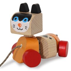 Juguete de madera Kidiwood Gato trainable