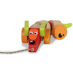 Wooden Toys Kidiwood Sausage dog (Push and Pull)