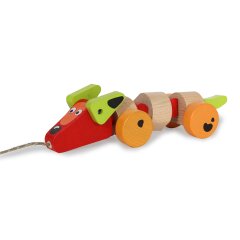 Wooden Toys Kidiwood Sausage dog (Push and Pull)