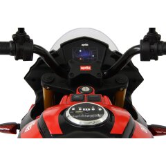 Ride-on Aprilia Tuono V4 1100 RR rojo 12V