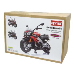 Ride-on Aprilia Tuono V4 1100 RR rojo 12V