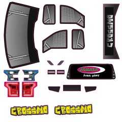 Foglio decorativo Crossmo Monstertruck