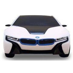 BMW I8 1:24 bianco/giallo 2,4GHz Serie fotocromatica UV