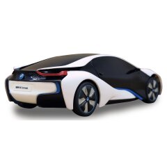 BMW I8 1:24 blanc/jaune 2,4GHz UV Photochromique Serie