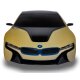 BMW I8 1:24 bianco/giallo 2,4GHz Serie fotocromatica UV