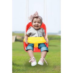 Altalena per bambini Comfort Swing rosso 2in1