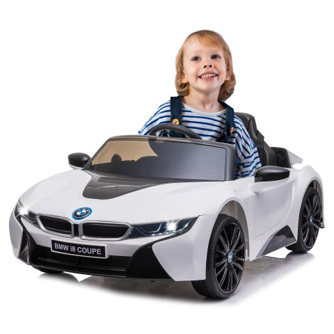 Ride-on BMW I8 Coupe weiß 12V 2,4GHz Ride-on BMW I8 Coupe weiß 12V 2,4GHz