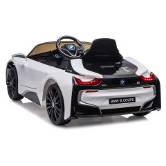 Ride-on BMW I8 Coupe bianco 12V 2,4GHz