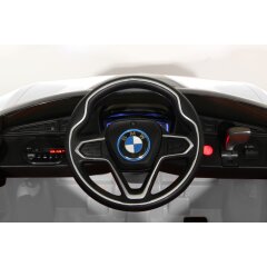 Ride-on BMW I8 Coupe bianco 12V 2,4GHz