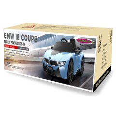 Ride-on BMW I8 Coupe bianco 12V 2,4GHz