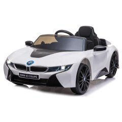 Ride-on BMW I8 Coupe bianco 12V 2,4GHz