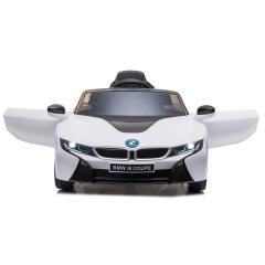 Ride-on BMW I8 Coupe bianco 12V 2,4GHz