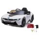 Ride-on BMW I8 Coupe bianco 12V 2,4GHz