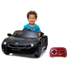 Ride-on BMW I8 Coupe schwarz 12V 2,4GHz