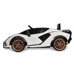 Ride-on Lamborghini Si&aacute;n FKP 37 bianco 12V