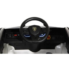 Ride-on Lamborghini Si&aacute;n FKP 37 bianco 12V