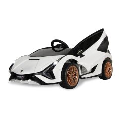 Ride-on Lamborghini Si&aacute;n FKP 37 bianco 12V