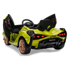 Ride-on Lamborghini Si&aacute;n FKP 37 green 12V