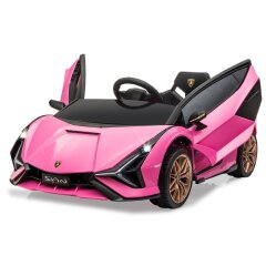 Ride-on Lamborghini Sián FKP 37 fucsia 12V