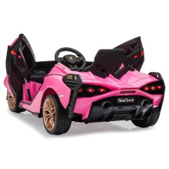 Ride-on Lamborghini Sián FKP 37 fucsia 12V