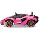 Ride-on Lamborghini Sián FKP 37 fucsia 12V