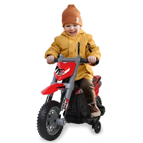 Ride-on Moto Power Bike rouge 6V