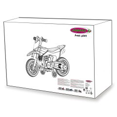 Ride-on Moto Power Bike blu 6V