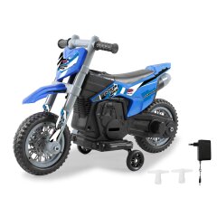 Ride-on Moto Power Bike blu 6V