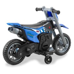 Ride-on Moto Power Bike blu 6V