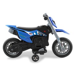 Ride-on Moto Power Bike blu 6V