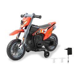 Ride-on Motocicleta Power Bike naranja 6V