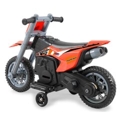 Ride-on Motocicleta Power Bike naranja 6V