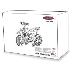 Ride-on Motocicletta Power Bike arancione 6V