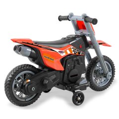 Ride-on Motocicletta Power Bike arancione 6V