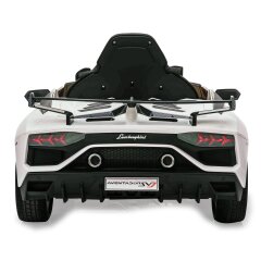 Ride-on Lamborghini Aventador SVJ bianco 12V 2,4GHz