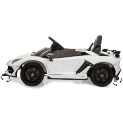 Ride-on Lamborghini Aventador SVJ white 12V 2,4GHz