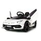 Ride-on Lamborghini Aventador SVJ bianco 12V 2,4GHz