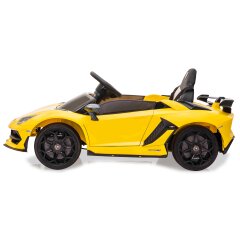 Ride-on Lamborghini Aventador SVJ amarillo 12V 2,4GHz