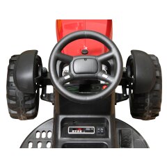 Ride-on Traktor Super Load mit Anh&auml;nger rot 12V