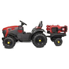 Ride-on Traktor Super Load mit Anh&auml;nger rot 12V