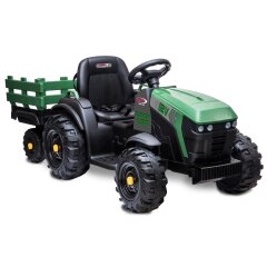 Ride-on Traktor Super Load with trailer green 12V