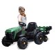 Ride-on Tracteur Super Load ac Remorque vert 12V