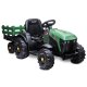 Ride-on Tractor Super Load con remolque verde 12V