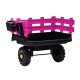 Remolque Ride-on Tractor Super Load fucsia