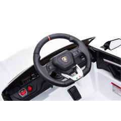 Ride-on Lamborghini Urus bianco 2,4GHz 12V